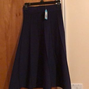 NEW navy a line skirt
